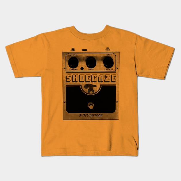 Shoegaze Guitar Effects Pedal #2 /// Guitarist Design Kids T-Shirt by DankFutura